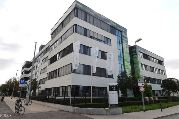 BioNTech’s headquarters in Mainz, Germany.
