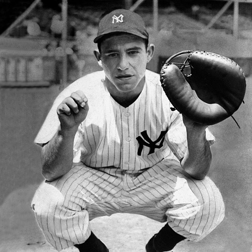 Lawrence Peter Yogi Berra caught on with the Yankees in the united states september 07 lawrence peter yogi berra caught on with the yankees in the late 1940s and help joe dimaggio close out his career with three straight world titles in all, berra played on 10 yankee championship teams photo by ny daily news archive via getty images