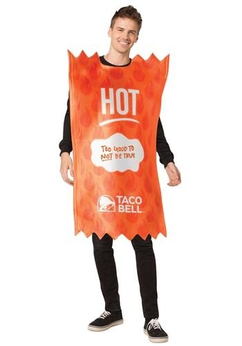Taco Bell Hot Sauce Packet Costume