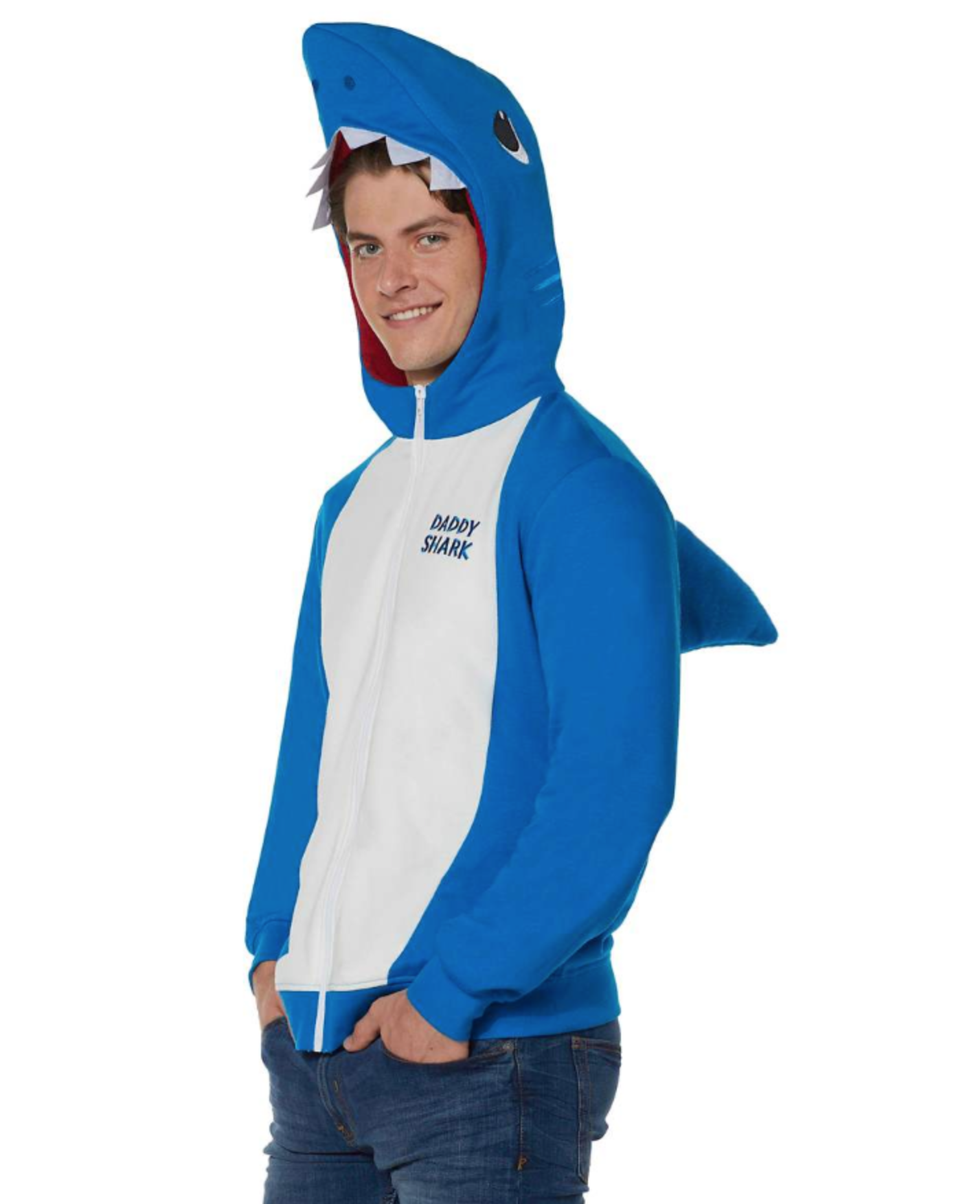 Baby Shark Adult Daddy Shark Costume Hoodie